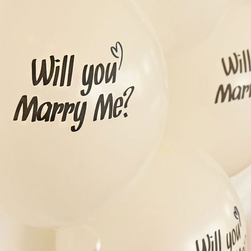 헬륨풍선(30개)Will you Marry Me?
