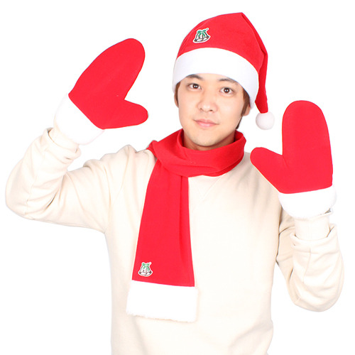 산타의상세트 남성용(모자+목도리+장갑)일반