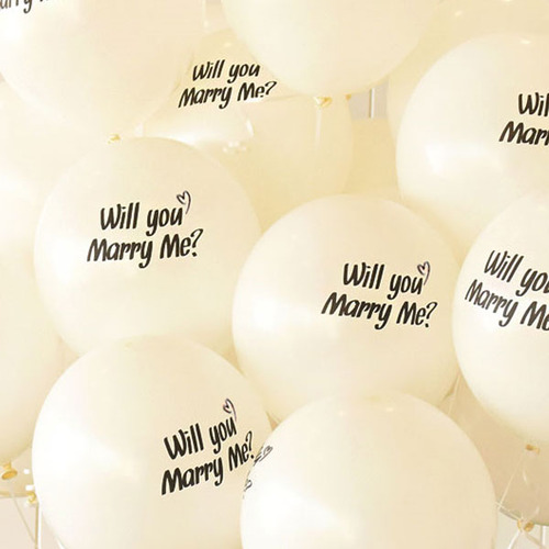 헬륨풍선-Will you Marry Me?