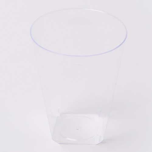 칼라 파티컵 사각-투명(6입)