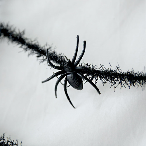 할로윈 거미줄 장식세트 (거미줄 블랙)